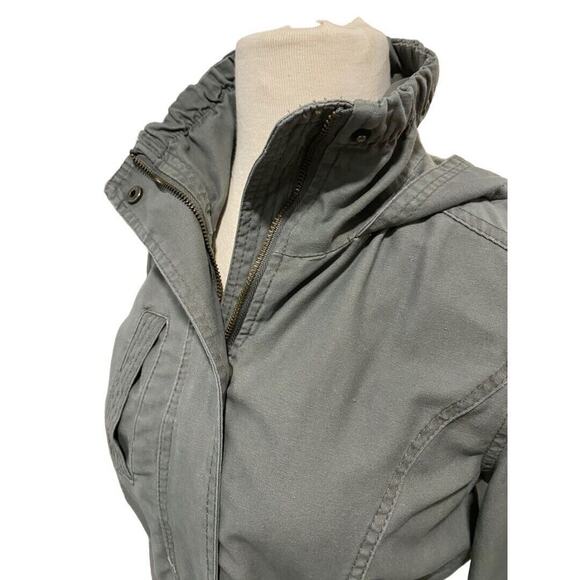 Small Cotton on Outerwear Army Green Hooded Field Jacket - Picture 3 of 9